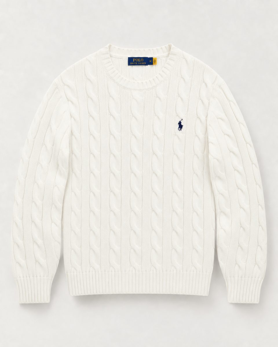 Suéter Tricot Ralph Lauren - Branco
