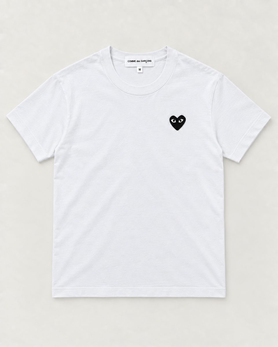 Camisa CDG - Branco e Preto